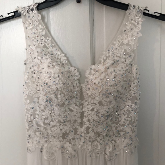 Sherri Hill white prom dress - Picture 2 of 6